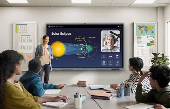 Pantalla Táctil 86" Samsung WA86FX-P 2184.40mm 4K UHD LCD Pantalla de colaboración - Infrarrojos marca Samsung - Pantallas Interactivas Pizarras