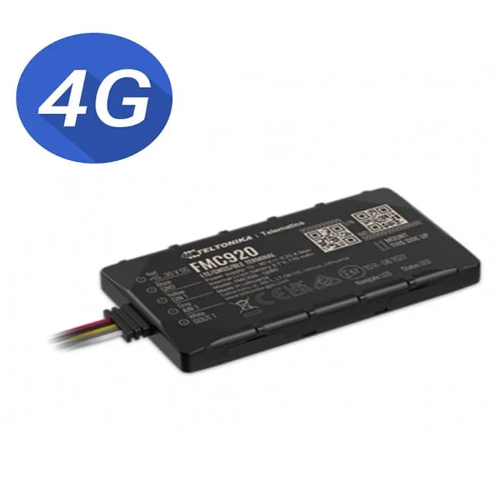 Rastreador GPS Teltonika FMC920 compacto y inteligente con conectividad 4G CAT 1 Bluetooth marca Teltonika - Equipos GPS | G4 | G5 | M2M