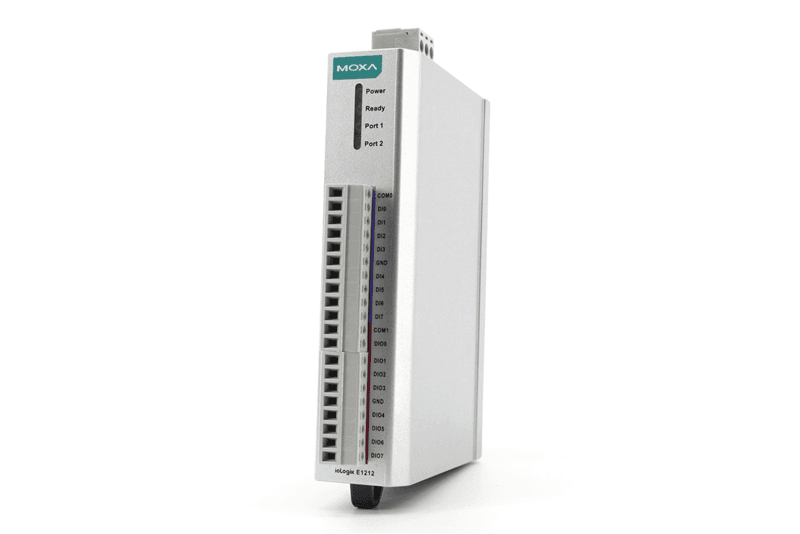 Moxa ioLogik E1212 Ethernet Remote I/O universal controller marca Moxa - Switch Industrial DIN-Rail