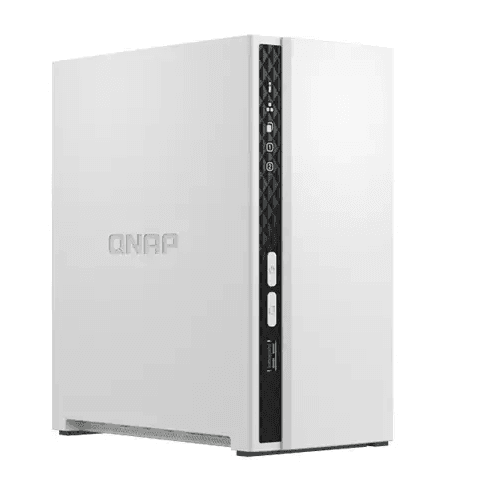 Servidor NAS QNAP de 2 Bahías tipo torre, 4-core 2.0GHz, 2GB RAM TS-233 marca Qnap - Servidores NAS