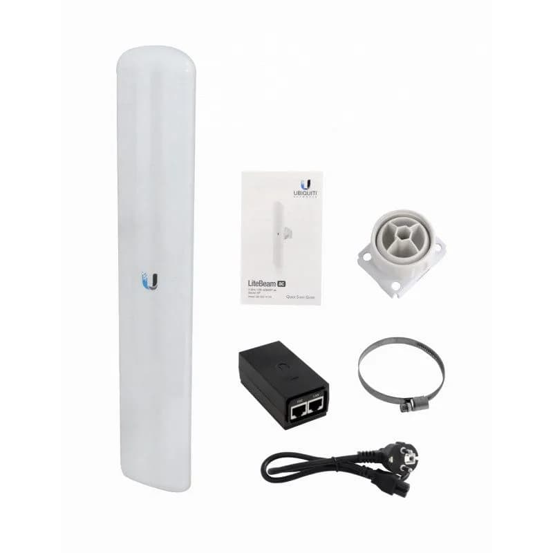 Litebeam Sector 5ac- Airmax 2x2 Mimo/ 5ghz. 25dbm, 450 Mbps Antena Sectorial Integrada 16dbi Para Ptp O Ptmp, (Incluye Inyector PoE) marca Ubiquiti - Redes y Conectividad