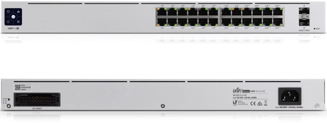 Switch PoE Ubiquiti USW-Pro-Max-24-PoE 24 Puertos GbE 2 SFP+ marca Ubiquiti - Ubiquiti Router | Antenas | AP