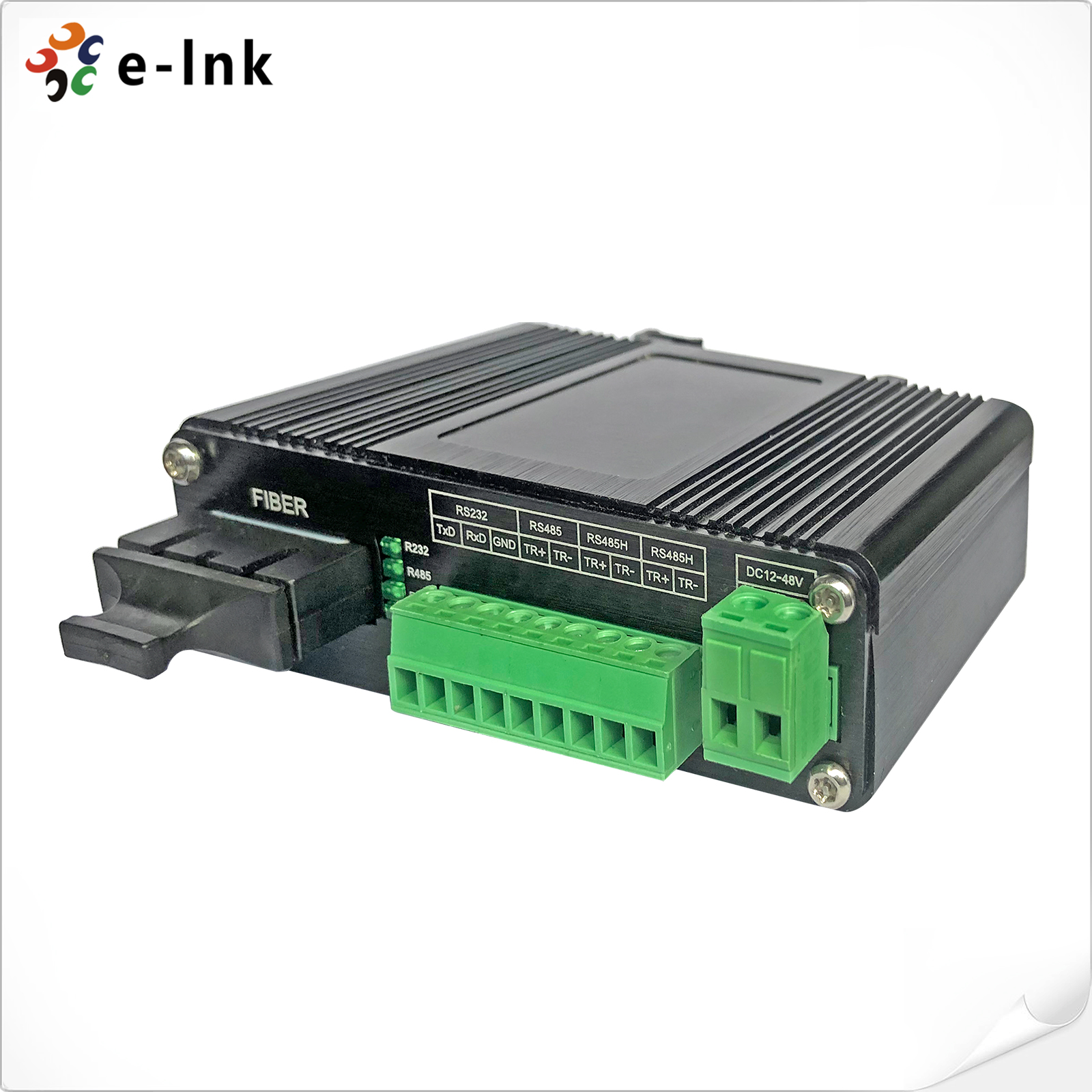 Media Converter Industrial 1Ch RS232/RS422/RS485 a Fibra dual Monomodo SC, 40KM 