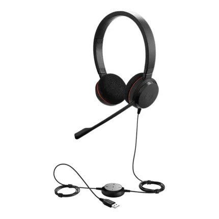 AUDIFONO JABRA EVOLVE 20 STEREO BLACK  Con/ Microfono