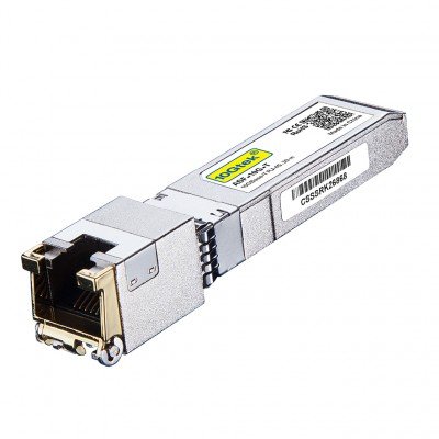 Transceiver SFP+ 10Gb/s Gigabit Ethernet 10GBase-T RJ-45 CAT5/6 Cobre - 80 Metros.