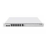 Cloud Core Router MikroTik CCR2216-1G-12XS-2XQ con 12 puertos SFP28, 1 puerto ethernet gigabit y 2 puertos QSFP28