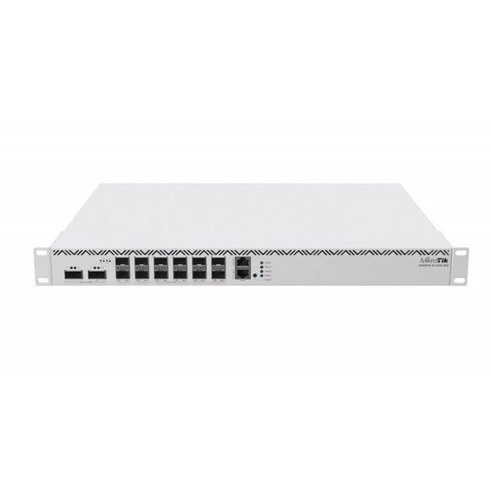Cloud Core Router MikroTik CCR2216-1G-12XS-2XQ con 12 puertos SFP28, 1 puerto ethernet gigabit y 2 puertos QSFP28 - Imagen 2