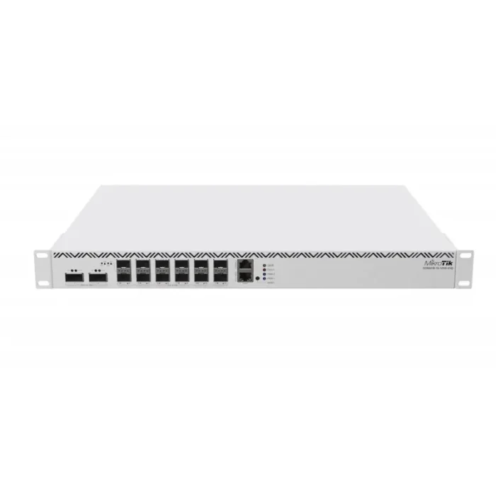 Cloud Core Router MikroTik CCR2216-1G-12XS-2XQ con 12 puertos SFP28, 1 puerto ethernet gigabit y 2 puertos QSFP28 - Imagen 1