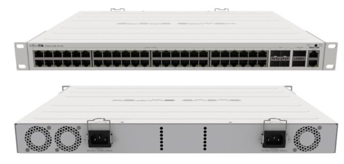 MikroTik 48x Gigabit ports, 4x SFP+ for 10Gbit connections, 2x QSFP ports for 40Gbit connections - Imagen 2