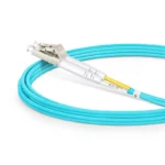 PATCH CORD FIBRA LC to LC, Multimode OM4 50/125μm, Duplex-LSZH Aqua 2mt 10GTEK