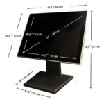 Monitor Touch Screen 15¨ pantalla Táctil VGA/HDMI 1024x768 60HZ - Imagen 5