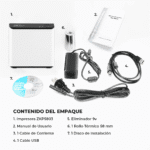 IMPRESORA TÉRMICA BLUETOOTH DE RECIBOS DE 58MM PARA TIENDAS, RESTAURANTES Y SISTEMAS POS - Imagen 3