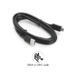Cable Tipo C a USB A- 1.0 mt para Jabra PanaCast y Zebra Móvil