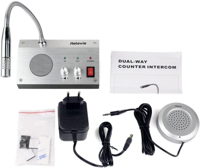 Intercomunicador de ventanilla de doble via RETEVIS Interphone RT-9908 - Imagen 8