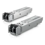 Transceiver Ubiquiti SFP+ Multimodo 10Gb distancia 300 mt, Duplex LC, 2 piezas