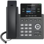 TELÉFONO IP PROFESIONAL GRP2612W 4 LÍNEAS, 4 CUENTAS SIP, TFT COLOR 2,4", WIFI 5, 2P RJ45 10/100 POE
