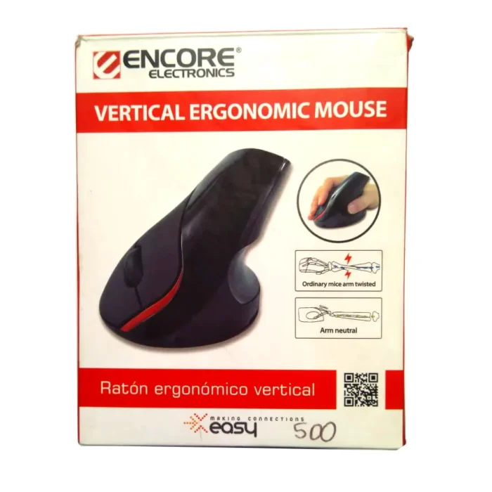 MOUSE INALAMBRICO VERTICAL CON BATERIA RECARGABLE ENCORE - Imagen 6
