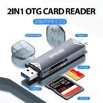 LECTORA DE MEMORIAS OTG USB3.0A y TIPO C CARD READER SD/SDHC soporta Smartphone, ENUCR-U3C21
