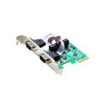 Tarjeta PCI-Express con 2 Puertos Serial RS-232 Alto y Bajo Perfil