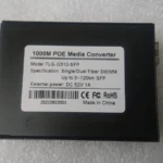 Media Converter (Gigabit & PoE) 1 puerto de Fibra SFP y 2 port RJ45 Ethernet Gigabit PoE + Transceiver 1GB SM 20Km - Imagen 7