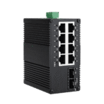 Swicth Industrial 8-Port Gigabit Ethernet 802.3at PoE + 2-Port SFP Gigabit - DIN-Rail