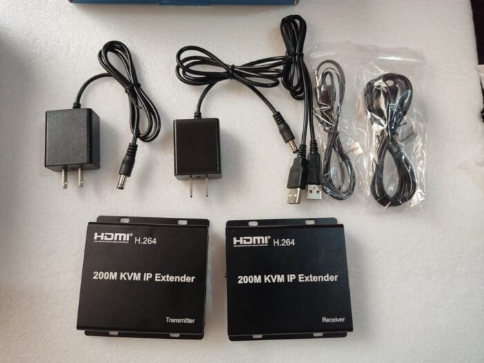 Extender HDMI IP KVM y USB para Mouse / Teclado x UTP CAT5e/Cat6 Hasta 200Metros FULL HD - Imagen 3