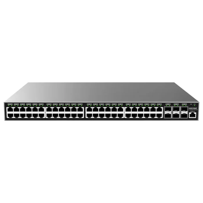 Switch PoE Administrable capa 2, 48 Port x GigaEth PoE/PoE+ y 6 x Giga SFP+, 470W - Imagen 4