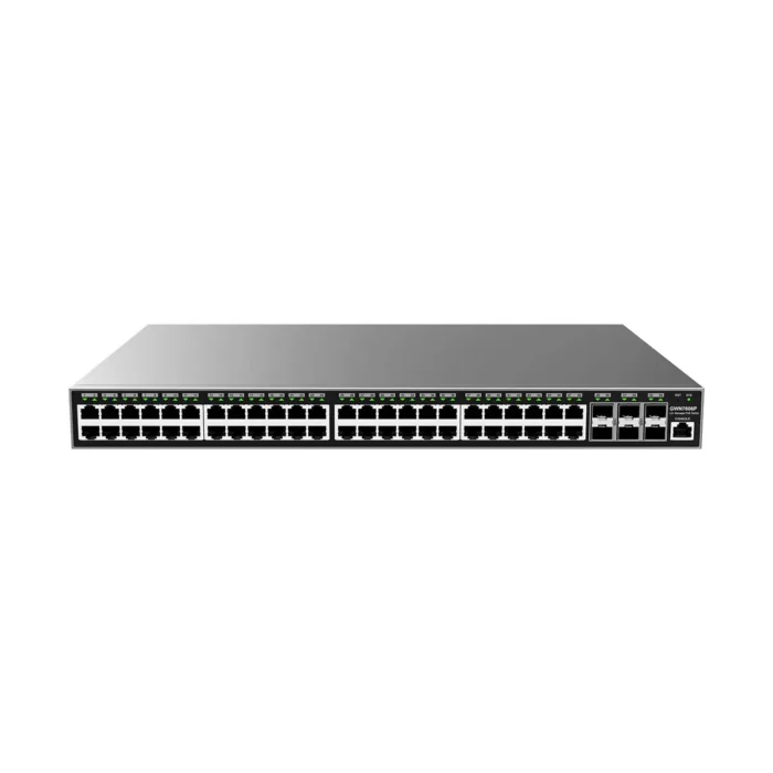 Switch PoE Administrable capa 2, 48 Port x GigaEth PoE/PoE+ y 6 x Giga SFP+, 470W - Imagen 1