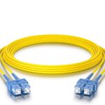 Patch Cord Fibra Duplex monomodo SC - SC LSZH 3 Metros - Amarillo