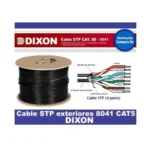 DIXON 8041 CABLE F/UTP CAT-5E 4 Pares x 24 AWG 100 - 350 MHZ  PARA EXTERIORES