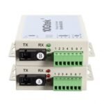 Media converter de fibra monomodo Simplex 1310nm SC a Serial RS232/485/422, 20km-10Gtek 1 Par - Imagen 2