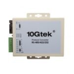 Media converter de fibra monomodo Simplex 1310nm SC a Serial RS232/485/422, 20km-10Gtek 1 Par - Imagen 3