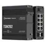 Switch Industrial Administrable PoE+, 8 x Gigabit Ethernet, 2 x SFP, certificado Profinet, DIN_Rail Teltonika-TSW202 - Imagen 3