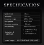 Audifonos Con Microfono Doble Jack 3.5mm para PC y Laptop Auricular vincha - Imagen 4