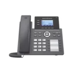 Telefono IP Grandstream GRP2604P 3 Lineas, 6 Cuentas SIP, LCD 132X64 2P RJ45 Gigabit, c/Fuente