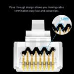 CONECTORES PLUG CAT6A - 8 Hilos Caja x 100 - 10GTEK - Imagen 2