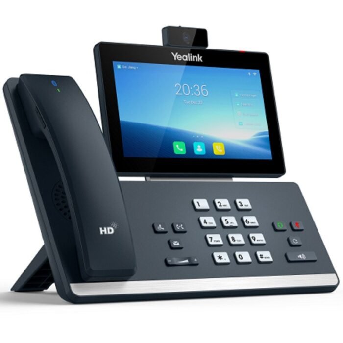 TELEFONO IP YEALINK PROFESIONAL SIP-T58W PRO 16 LINEAS LCD A COLOR 7" 1024X600,CAMARA 720p, 2 PORT DUAL GIGABIT Y 01 USB, POE, WIFI/BLUETOOTH INTEGRADO, ANDROID 9 - Imagen 3