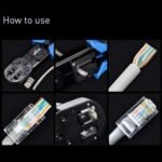 CONECTORES PLUG CAT6A - 8 Hilos Caja x 100 - 10GTEK - Imagen 3