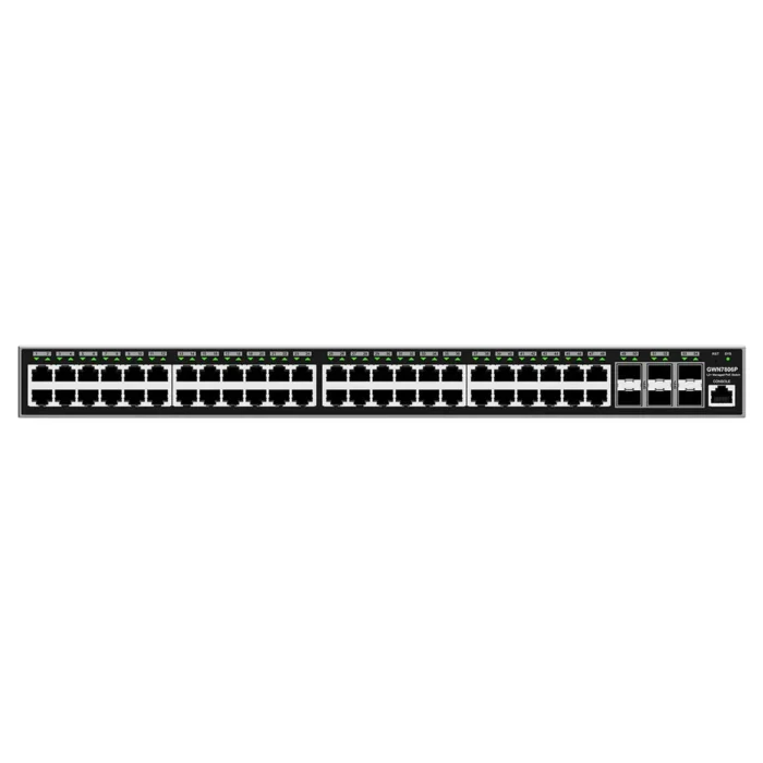 Switch PoE Administrable capa 2, 48 Port x GigaEth PoE/PoE+ y 6 x Giga SFP+, 470W - Imagen 2