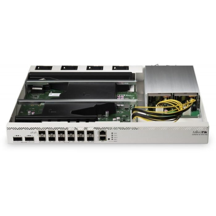 Cloud Core Router MikroTik CCR2216-1G-12XS-2XQ con 12 puertos SFP28, 1 puerto ethernet gigabit y 2 puertos QSFP28 - Imagen 4