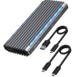 CARCASA ENCLOSURE CASE PARA SSD M.2 NVME GAMER 2TB USB Tipo-C/A ENCORE ENM2-RGB01