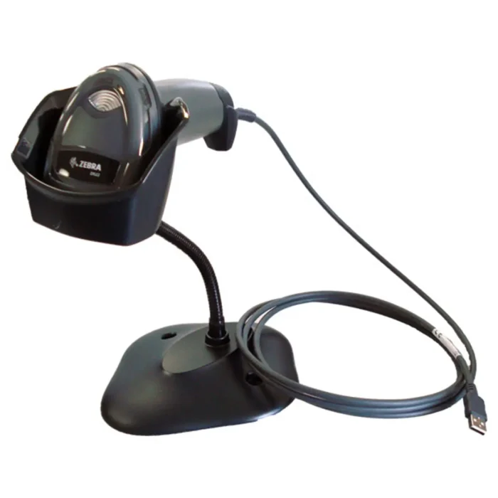 Lector de Código de Barras Zebra DS2208 LED 1D/2D - incluye Cable USB y Base - Imagen 3