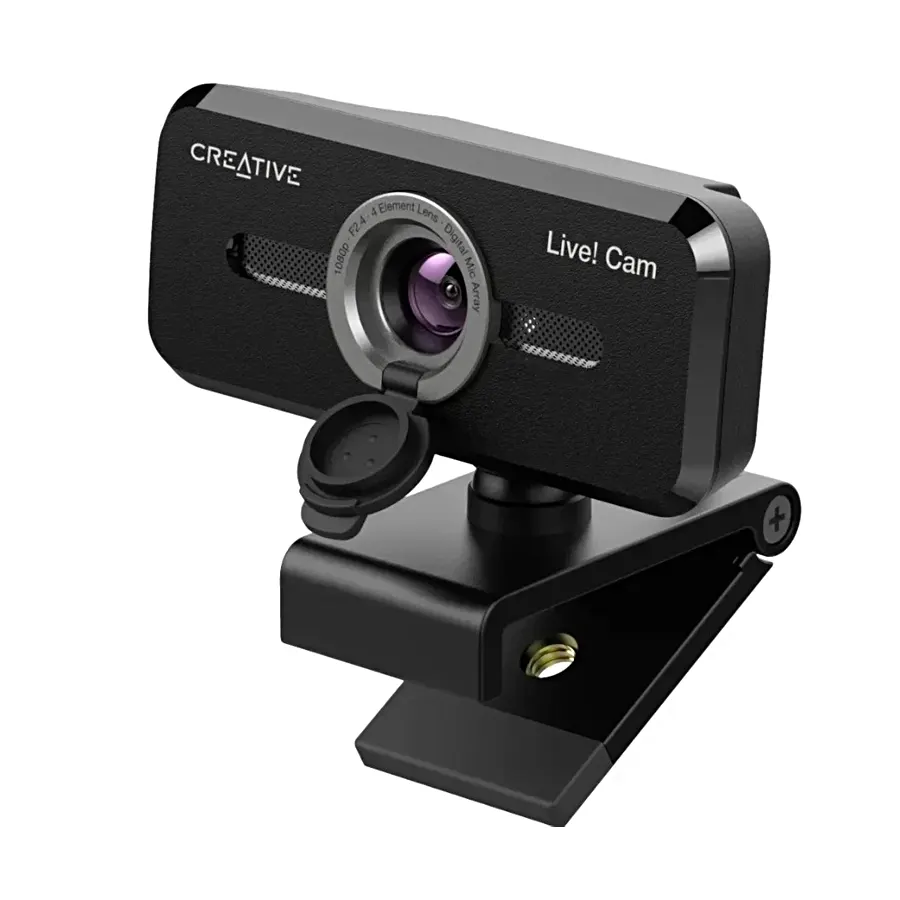 cam.webp CAMARA CREATIVE LIVE! CAM SYNC V2 FHD 1080P /tapa Dual Microfono USB Negro - Imagen 1