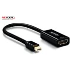 ADAPTADOR DE MINI DISPLAYPORT DP MACHO A HDMI HEMBRA ULTRA HD 4K 60HZ NETCOM