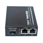 Media Converter (Gigabit & PoE) 1 puerto de Fibra SFP y 2 port RJ45 Ethernet Gigabit PoE + Transceiver 1GB SM 20Km
