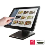 Monitor TouchScreen 15" tactil capacitiva VGA/HDMI /Sin bisel/resistente al agua Rackeable