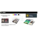 RIBBON Color efecto Perlado. YMCPKO 200 imágenes. Cinta para impresoras ZC300 - Imagen 2