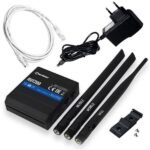 Enrutador IoT inalámbrico Teltonika RUT200 Industrial IP30 LTE Wifi 4G - Negro - Imagen 3