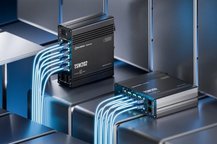 Switch Industrial Administrable PoE+, 8 x Gigabit Ethernet, 2 x SFP, certificado Profinet, DIN_Rail Teltonika-TSW202 - Imagen 4