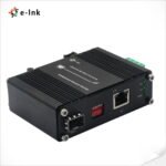 Media converter Industrial 10GB RJ45 a Fibra 10GBASE-X SFP+ DIN-Rail E-Link - Imagen 2